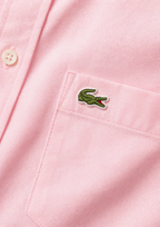 L Men Pink Regular Fit Gingham Poplin Shirt