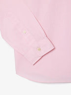 L Men Pink Regular Fit Gingham Poplin Shirt