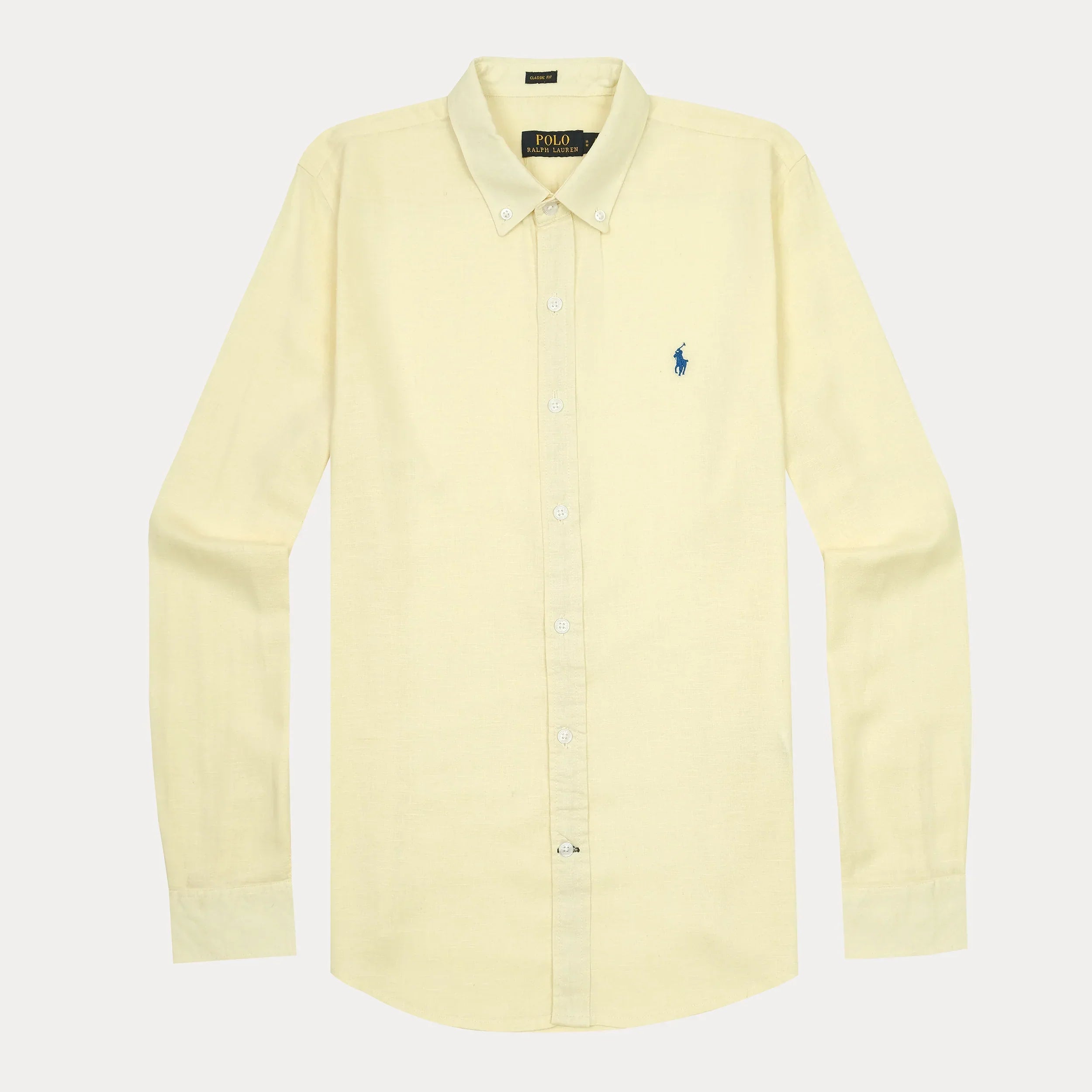 RL Lemon Yellow Linen Shirt