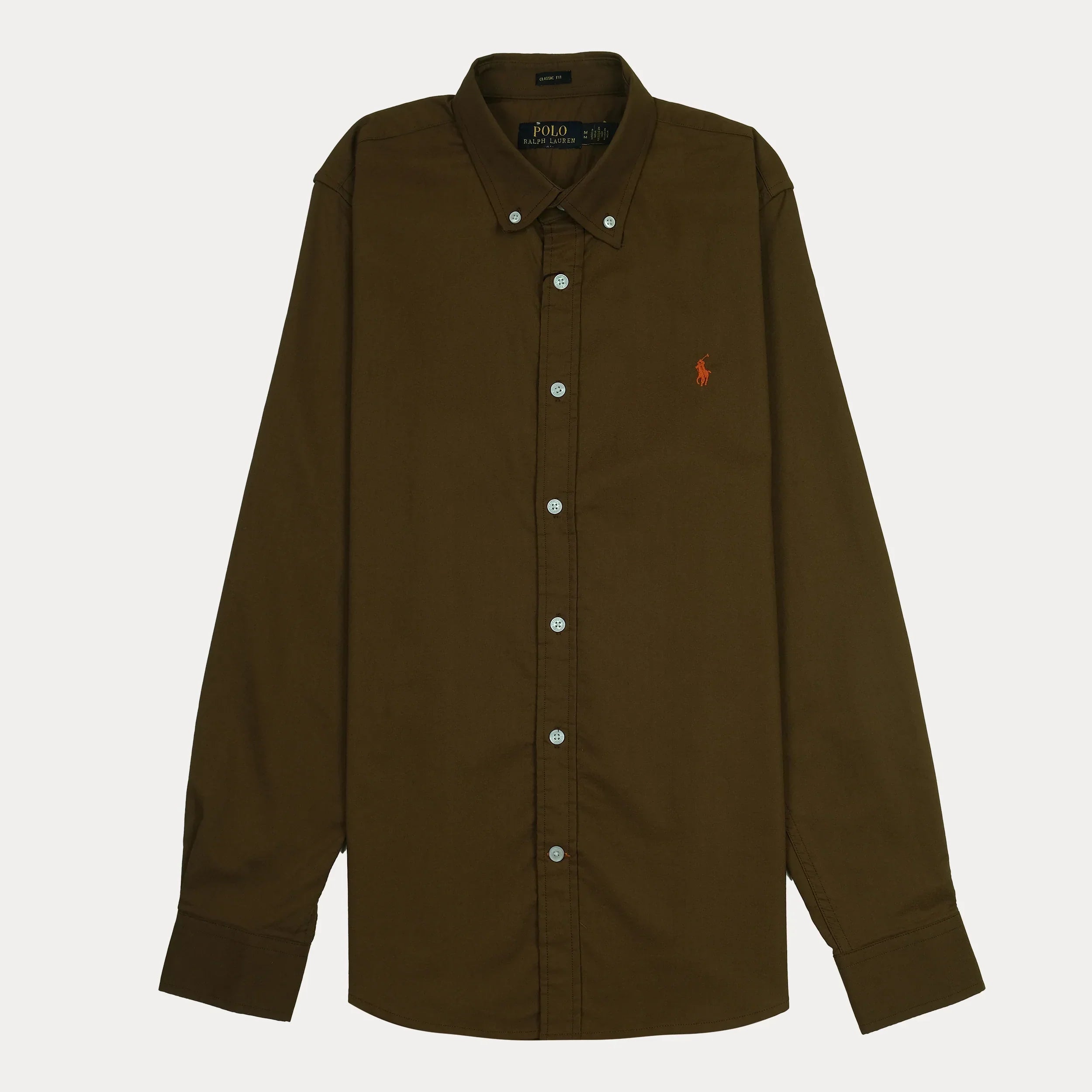 RL Brown Classic Fit Shirt