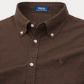 Oxford Brown Shirt Navy Blue
