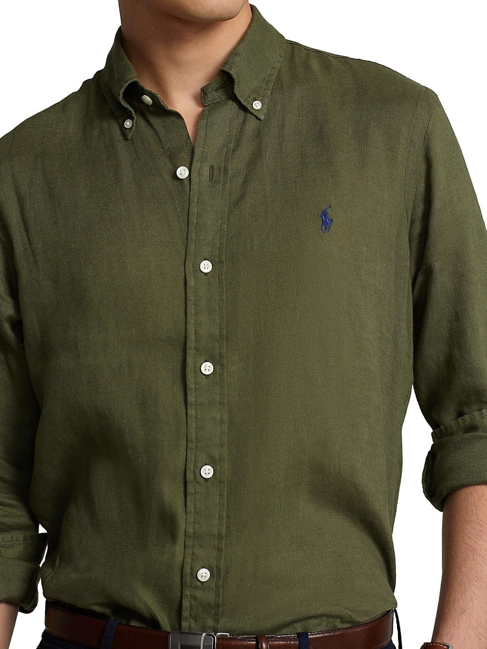 RL Bottle Green Oxford Shirt