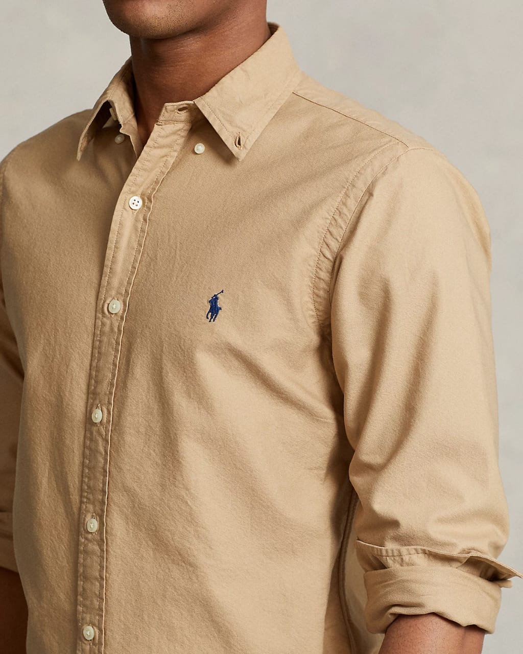 RL Tan Oxford Shirt