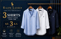Men RL POLO Premium Oxford Shirts (Pack of 3)