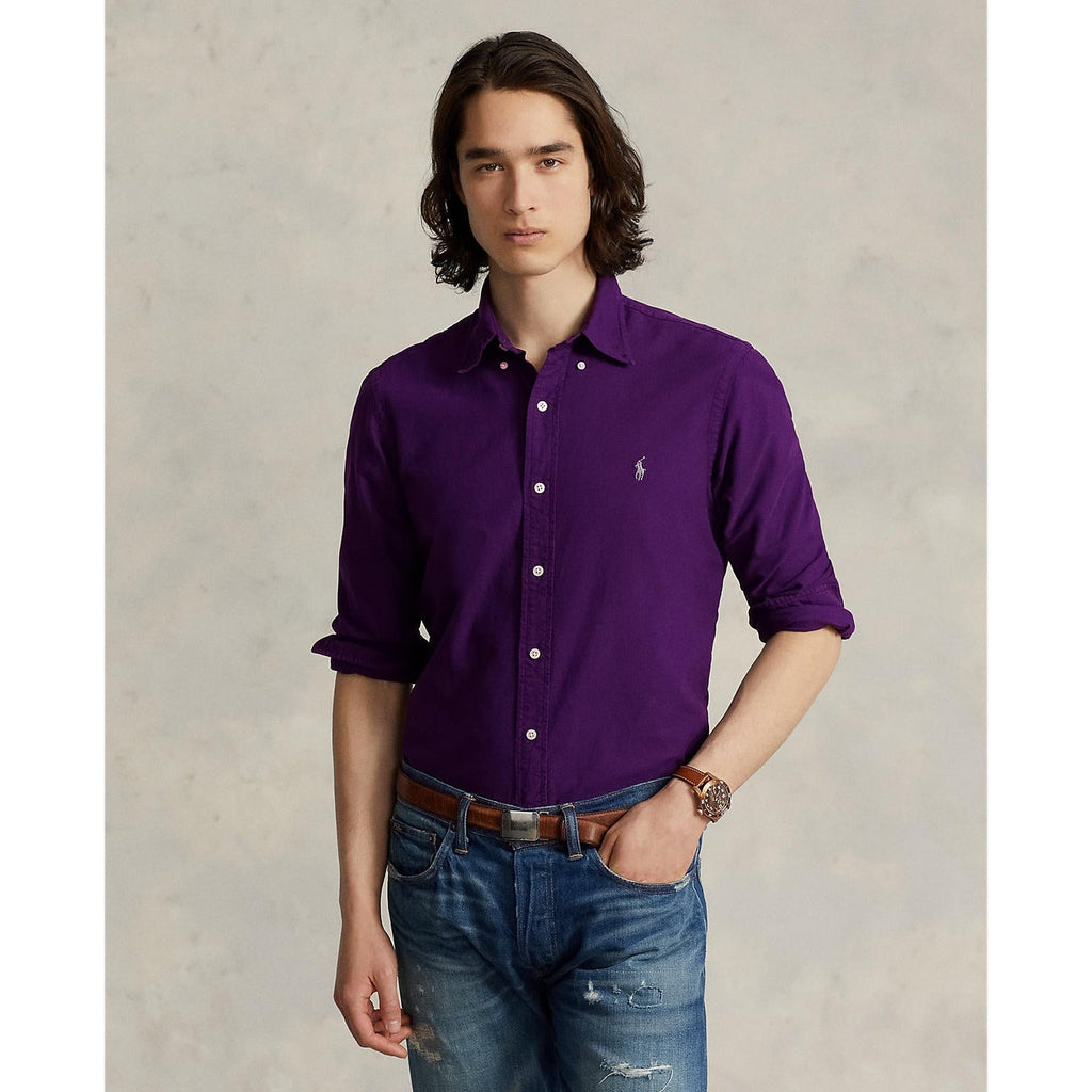 RL Purple Oxford Shirt