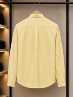 L Premium Classic light yellow Full Sleeve ShirtL=