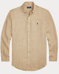 RL Tan LINEN Shirt
